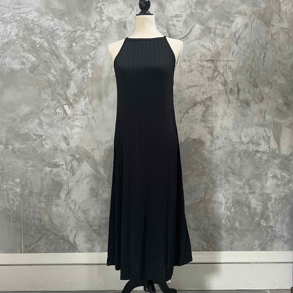 Stelen Women’s Black Sleeveless Maxi Dress Size Small Party Cocktail EUC
